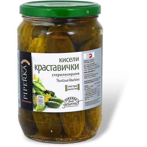 Piperka кисели краставички (680 г)
