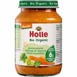Holle био пюре микс зеленчуци (190 г)