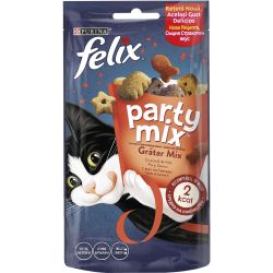 Purina Felix Party Mix храна за котки, грил микс (60 г)