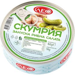 Лео Консерв скумрия закуска (160 г)