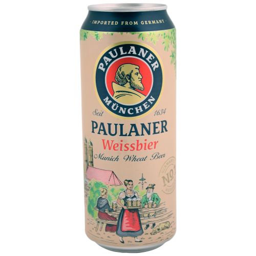 Paulaner Weissbier бира кен (500 мл)