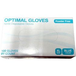 Optimal Gloves нитрилни ръкавици размер XL, сини, 100 бр. (1 бр.)