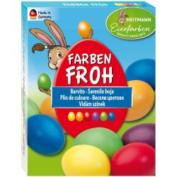 Heitmann течни бои за яйца, свежи цветове, 6 цвята (1 бр.)