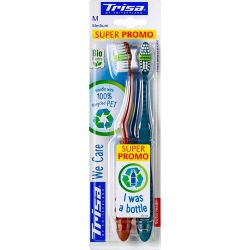 Trisa We Care Medium Duo четка за зъби (2 бр.)