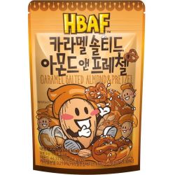 HBAF бадеми с вкус солен карамел и претцел (120 г)