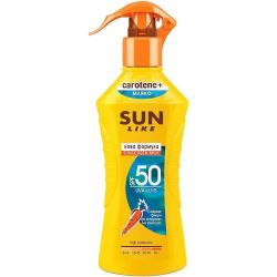 Sun Like Carotene+ слънцезащитен спряй мляко, SPF50 (200 мл)