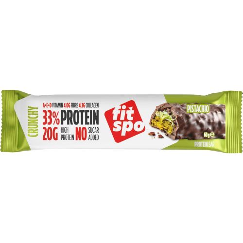 Fit Spo протеинов бар крънчи шамфъстък