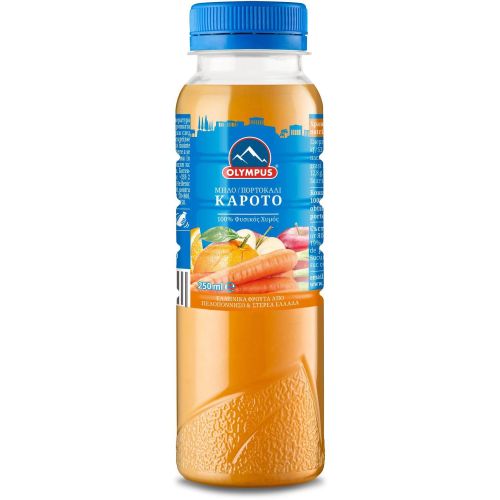 Olympus сок ябълка и морков 100% (250 мл)