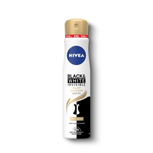 Nivea дезодорант Invisible On Black & White Silky Smooth XL (250 мл)