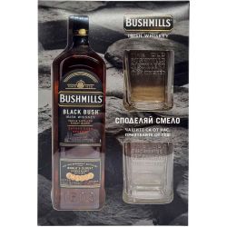 Bushmills Black Bush ирландско уиски с 2 ниски чаши (700 мл)