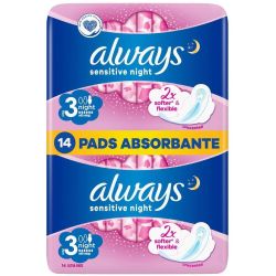 Always Ultra Sensitive Night дамски превръзки (14 бр.)