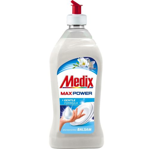 Medix Max Power Balsam Freesia препарат за ръчно измиване на съдове с балсам (415 мл)