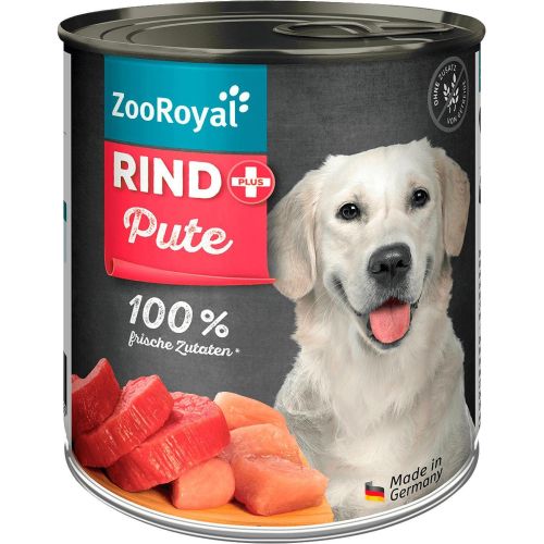 ZooRoyal кучешка консервирана храна с говеждо и пуйка (800 г)