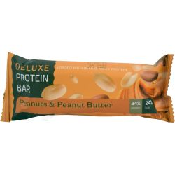 Nutrim Deluxe Protein Bar фъстъци и фъстъчено масло (60 г)