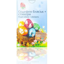 Pet боя за яйца седефен блясък + стикер (1 бр.)