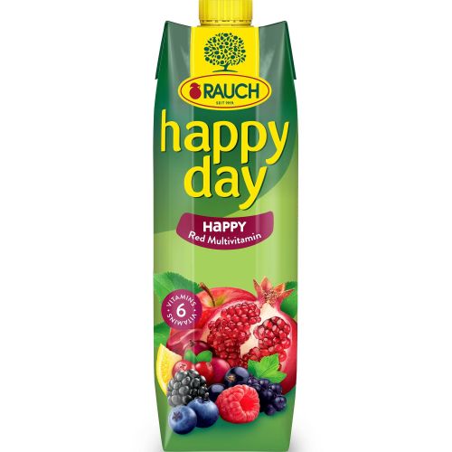 Rauch Happy Day Happy сок червен мултивитамин (1 л)
