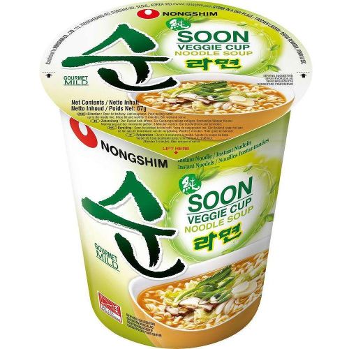 Nongshim зеленчукова нудъл супа в купа (67 г)