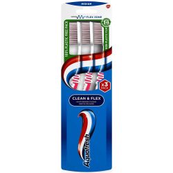 Aquafresh Flex Trio четки за зъби (3 бр.)