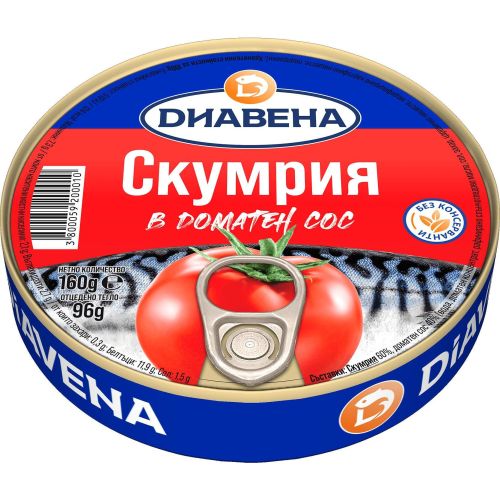 Диавена скумрия в доматен сос (160 г)