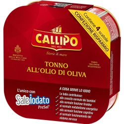 Callipo риба тон в маслиново масло, 4 бр. х 70 г (280 г)