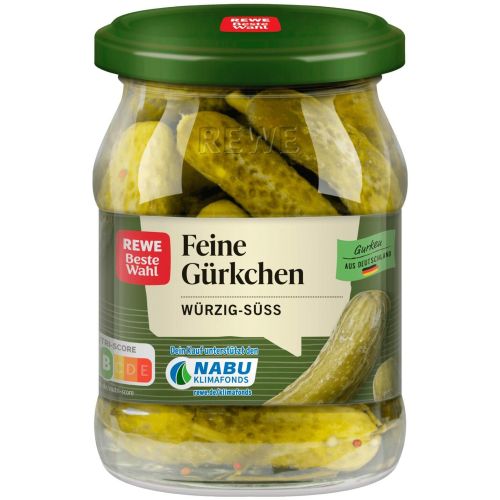 REWE фини кисели краставички (300 г)