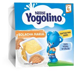 Nestle Yogolino млечен десерт с бисквити, 4 бр. х 100 г (400 г)