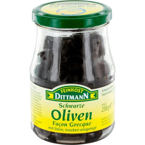 Feinkost Dittmann черни маслини с костилка (230 г)