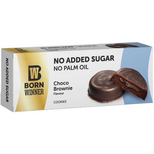 Born Winner бисквитки шоко брауни, без добавена захар (100 г)