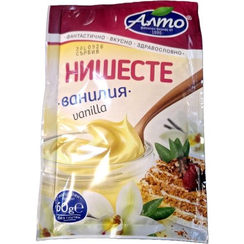Алто крем нишесте ванилия (60 г)