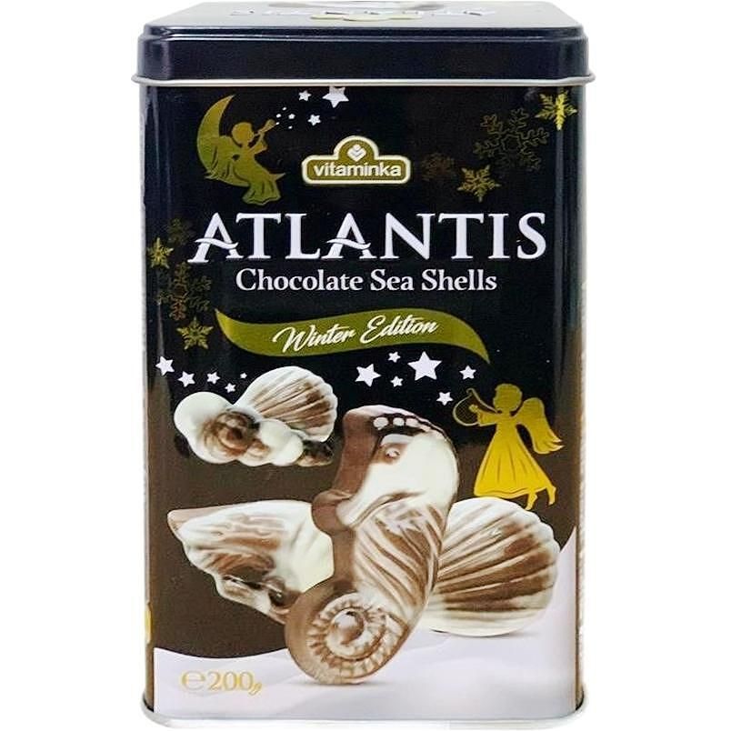 Vitaminka Atlantis шоколадови бонбони в метална кутия на цена от 6.79 ...
