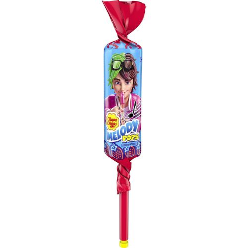 Chupa Chups Melody Pops близалка ягода (1 бр.)