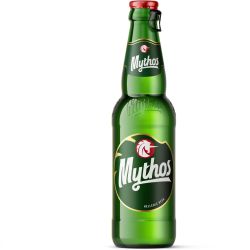 Mythos бира в стъклена бутилка (330 мл)