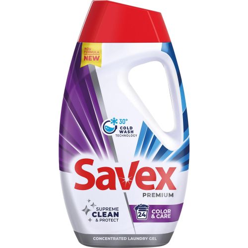 Savex 2In1 Color&Care течен препарат за пране, 24 пранета (1.08 л)