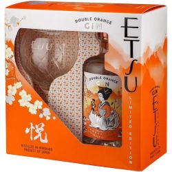 Etsu Double Orange японски джин, с чаша (700 мл)
