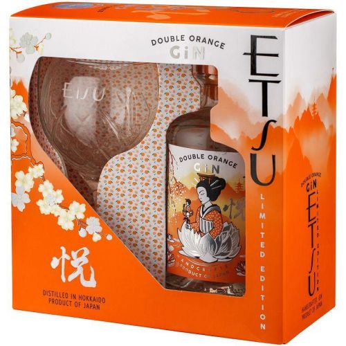 Etsu Double Orange японски джин, с чаша (700 мл)