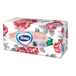 Zewa Delux Design трипластови кърпи за лице в кутия (90 бр.)