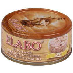 Elabo риба тон парчета в растително масло (160 г)