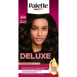 Palette Deluxe крем боя за коса тъмно кафяво Dark Brown, 800 / 3-0 (1 бр.)