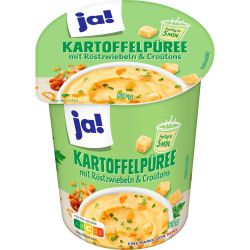 JA! инстантно картофено пюре с пържен лук и крутони (59 г)