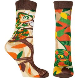 Happy Foottopia принт чорапи, 78% бамбук, хамелеон, размер 35-38 (1 бр.)