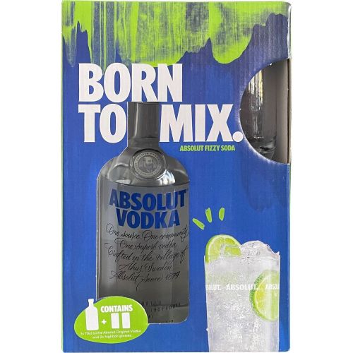 Absolut водка с две чаши (700 мл)