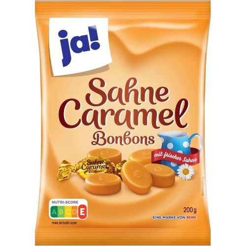 JA! бонбони с карамел и сметана (200 г)