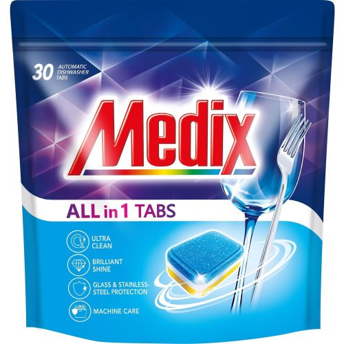 Medix All in 1 Tabs таблетки за миялна машина, 30 бр. (3 бр.)