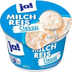 Ja! мляко с ориз, различни вкусове (200 г)