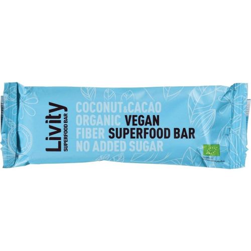 Livity био бар суперфууд кокос и какао (25 г)