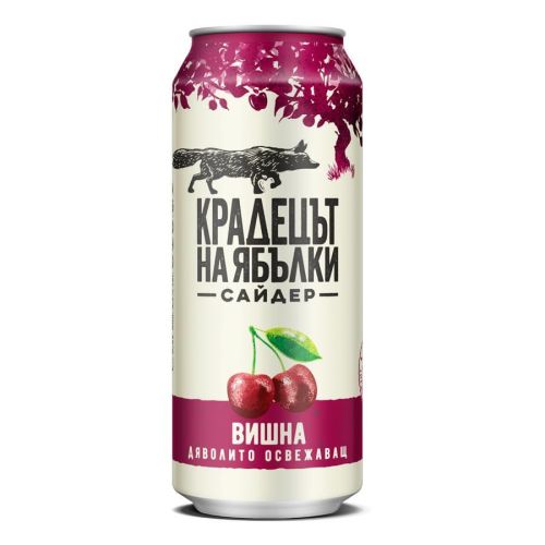 Крадецът на ябълки сайдер вишна, кен (500 мл)