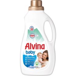 Alvina Baby течен препарат за пране, 20 пранета (900 мл)