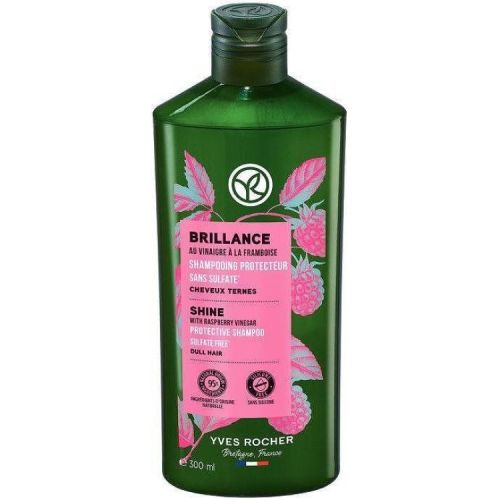 Yves Rocher Shine with Raspberry Vinegar шампоан за боядисана коса и блясък (300 мл)