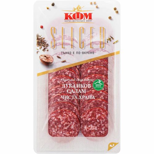 КФМ луканков салам чиста храна, слайс (100 г)