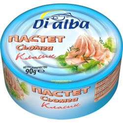 Di Alba пастет сьомга класик (90 г)
